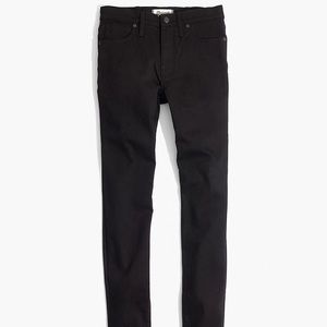 Tags-on Madewell 9” stay-black skinny jeans